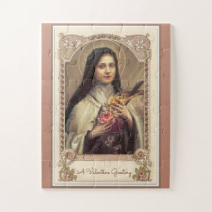 Puzzle St catholique Therese la petite fleur de Jésus