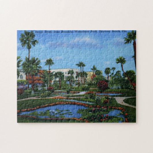 Puzzle St de plage, Daytona Beach, cru de FL (Horizontal)
