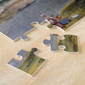 Puzzle St Denis, des "vues sur la Seine", gravée par (Côté)