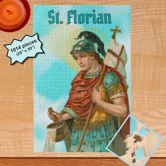 Puzzle St. Florian avec seau (Nuages; M 019)