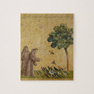 Puzzle St Francis d'Assisi prêchant aux oiseaux