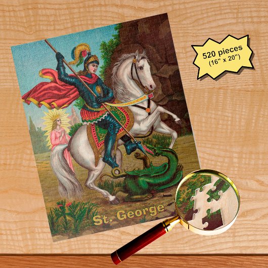 Puzzle St. Georges sauve la princesse