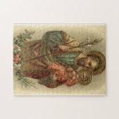 Puzzle St Joseph avec les lis de Jésus de bébé (Horizontal)