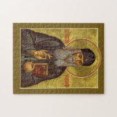 Puzzle St. Justin Popovic Orthodox Christian Icon (Horizontal)