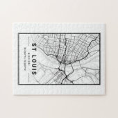 Puzzle St Louis Missouri USA Cities Travel City Map (Horizontal)