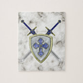 Puzzle St Michael - épées et bouclier (Vertical)