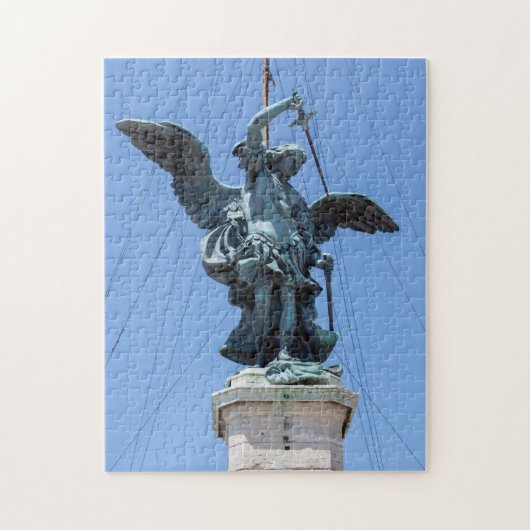 Puzzle St Michael statue - Castel Sant'Angelo top, Rome (Vertical)