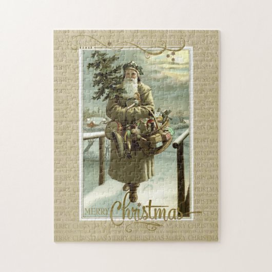 Puzzle St Nick Noël Reproduction Vintage (Vertical)