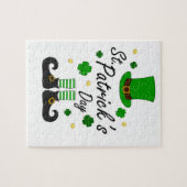 Puzzle St patrick Leprechaun (Horizontal)