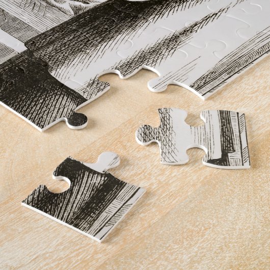 Puzzle St Patrick prêchant chez Tara, 'du trias Thu (Côté)