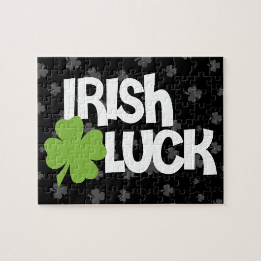 Puzzle St. Patrick's Day Irlandais Luck (Horizontal)