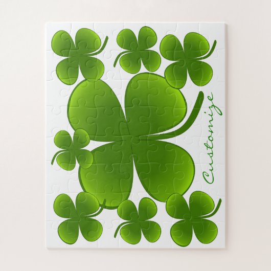 Puzzle St Patrick's Day Shamrocks Thunder_Cove (Vertical)