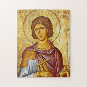 Puzzle St. Phanourios la nouvelle icône orthodoxe révélée