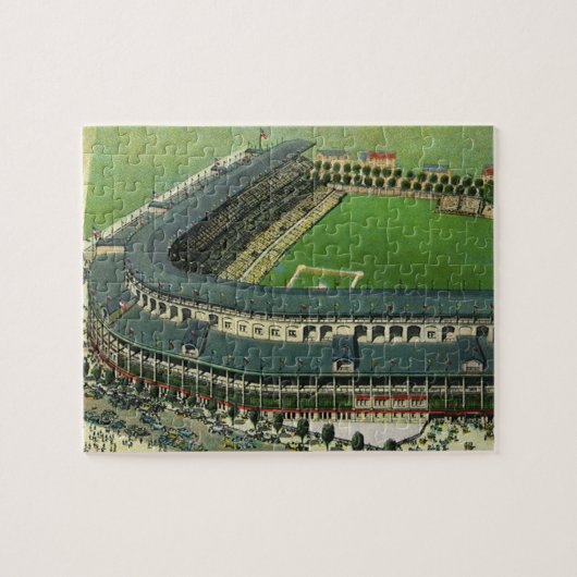 Puzzle Stade de baseball vintage, Vue aérienne (Horizontal)