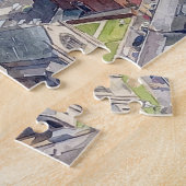 Puzzle Stade d'Easter Road Édimbourg Aquarelle d'Art (Côté)