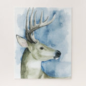 Puzzle Stag errant - Aquarelle (Vertical)