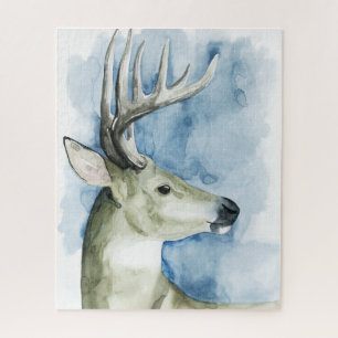 Puzzle Stag errant - Aquarelle