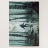 Puzzle Stalker De Marécage, Pied De Feu, Cryptid (Vertical)