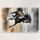 Puzzle Stallion in Full Stride (Horizontal)