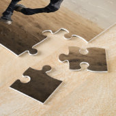 Puzzle Stallion noir galopant (Côté)