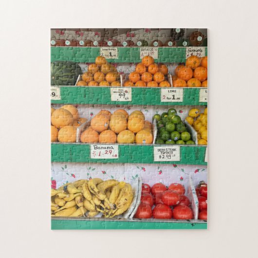 Puzzle Stand de fruits, Columbus Avenue, New York City, N (Vertical)