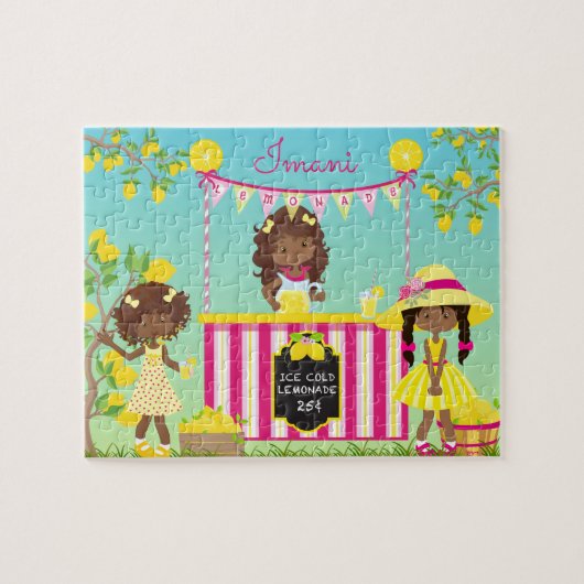 Puzzle Stand de limonade pour petites filles (Horizontal)