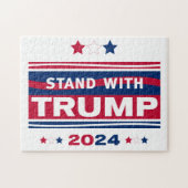 Puzzle Stand with Trump~2024~MAGA (Horizontal)