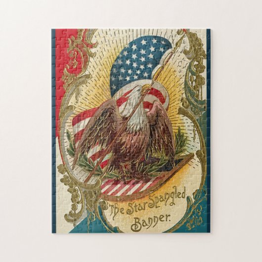 Puzzle Star Spangled Banner Vintage (Vertical)