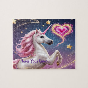 Puzzle Stardust la Licorne & Art du Cœur Magique Pailleté