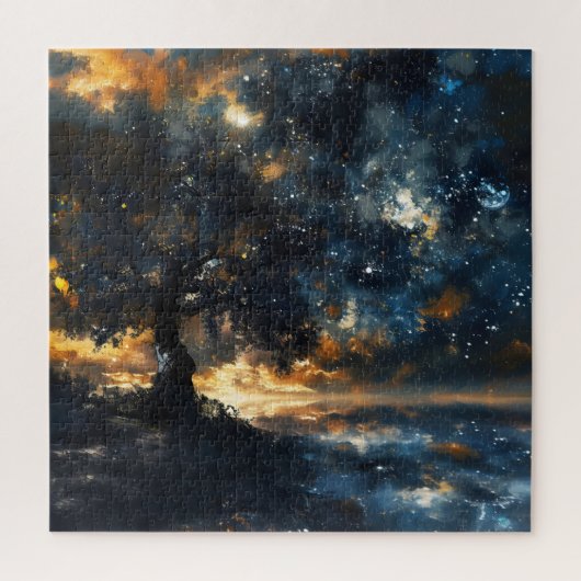 Puzzle Starry Celestin Tree Dreamscape (Vertical)