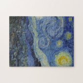 Puzzle Starry Night by Vincent Van Gogh / famous art (Horizontal)