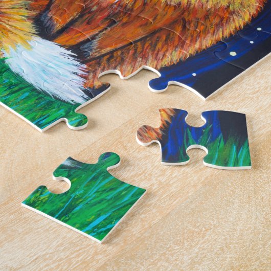 Puzzle Starry Night Fox (Côté)