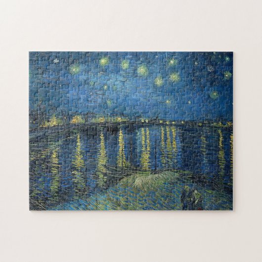 Puzzle Starry Night Over the Rhone by Vincent Van Gogh (Horizontal)