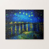 Puzzle Starry Night Over the Rhone by Vincent Van Gogh (Horizontal)