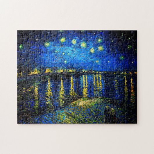 Puzzle Starry Night Over the Rhone by Vincent Van Gogh (Horizontal)
