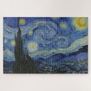 Puzzle Starry Night & Van Gogh /célèbre art vintage