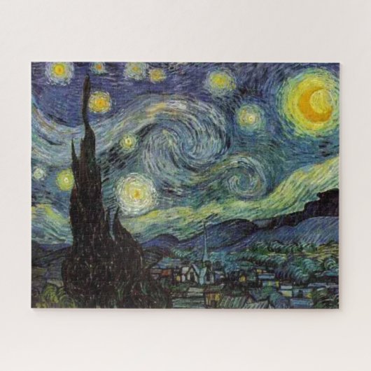 Puzzle Starry Night - van Gogh Peinture Art (Horizontal)