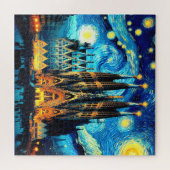 Puzzle Starry Sagrada Familia Barcelona (Horizontal)