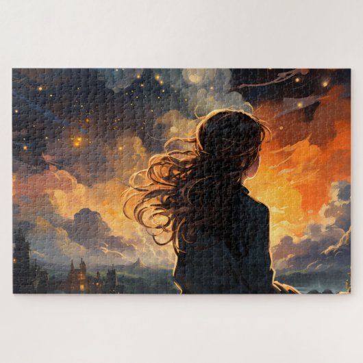 Puzzle Starry Sky en feu (Horizontal)