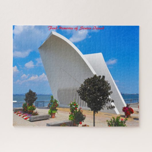 Puzzle Staten Island New York.Salutations de Noël Jigsaw (Horizontal)