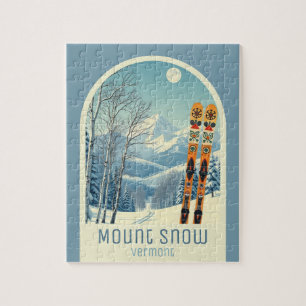 Puzzle station de ski Mount Snow Vermont jeu