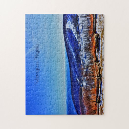 Puzzle Station de ski Wintergreen Virginia Mountain en hi (Vertical)