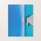 Puzzle Station de vacances tropicale de la plage | de (Vertical)