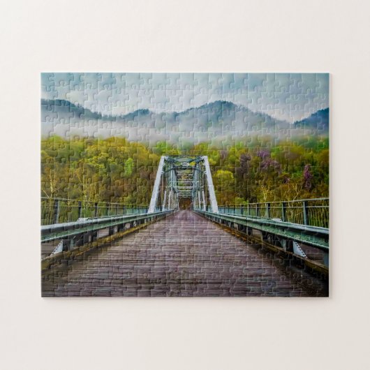 Puzzle Station Fayette Virginie-Occidentale. (Horizontal)