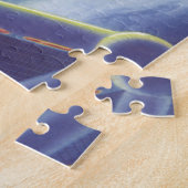 Puzzle Station spatial en orbite de science-fiction vinta (Côté)