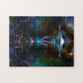 Puzzle Station spatiale Art Fractal Ansarious (Horizontal)