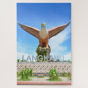 Puzzle Statue Carré d'aigle sur l'île de Langkawi Malaisi