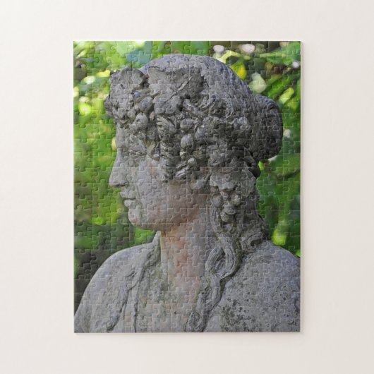 Puzzle Statue de déesse dans le jardin (Vertical)