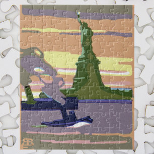 Puzzle Statue de la Liberté à New York City, Voyage Vinta