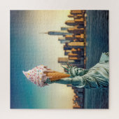 Puzzle Statue de la Liberté avec cône de glace (Vertical)